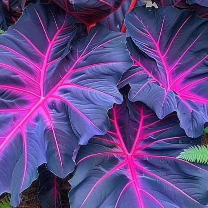 Colocasia ‘Violet Fantasy’ Live Plant