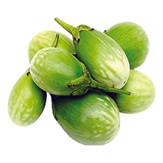 Organic Green Brinjal Seeds - Open Pollinated